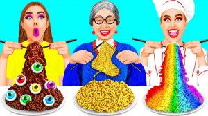 Кулинарный Челлендж# Я против Бабушки # Потрясающие Кухонные Лайфхаки от Fun Challenge