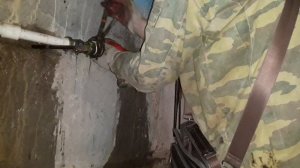 Шабашка! Меняем старый (ф-32 мм) счетчик на новый, в многоквартирном доме.