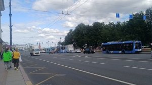 Мимо Эрмитажа на Троицкий мост, пешком. 14.08.26