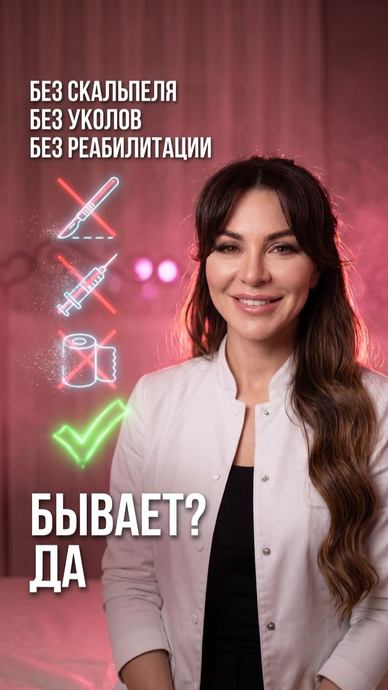 Подтяжка без скальпеля, без наркоза, без реабилитации 🔥