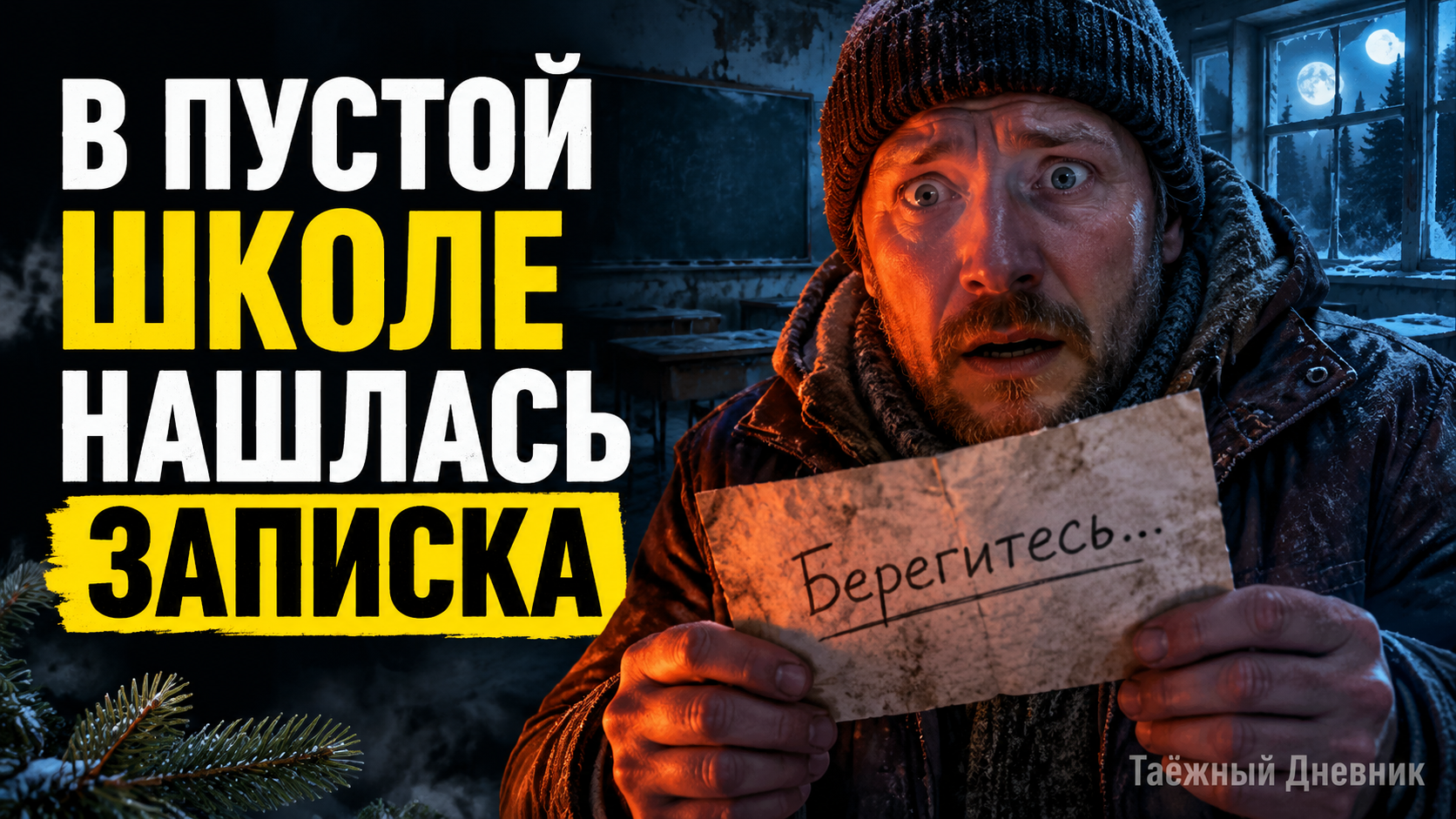 Кто топит печь в заброшенной таёжной школе?