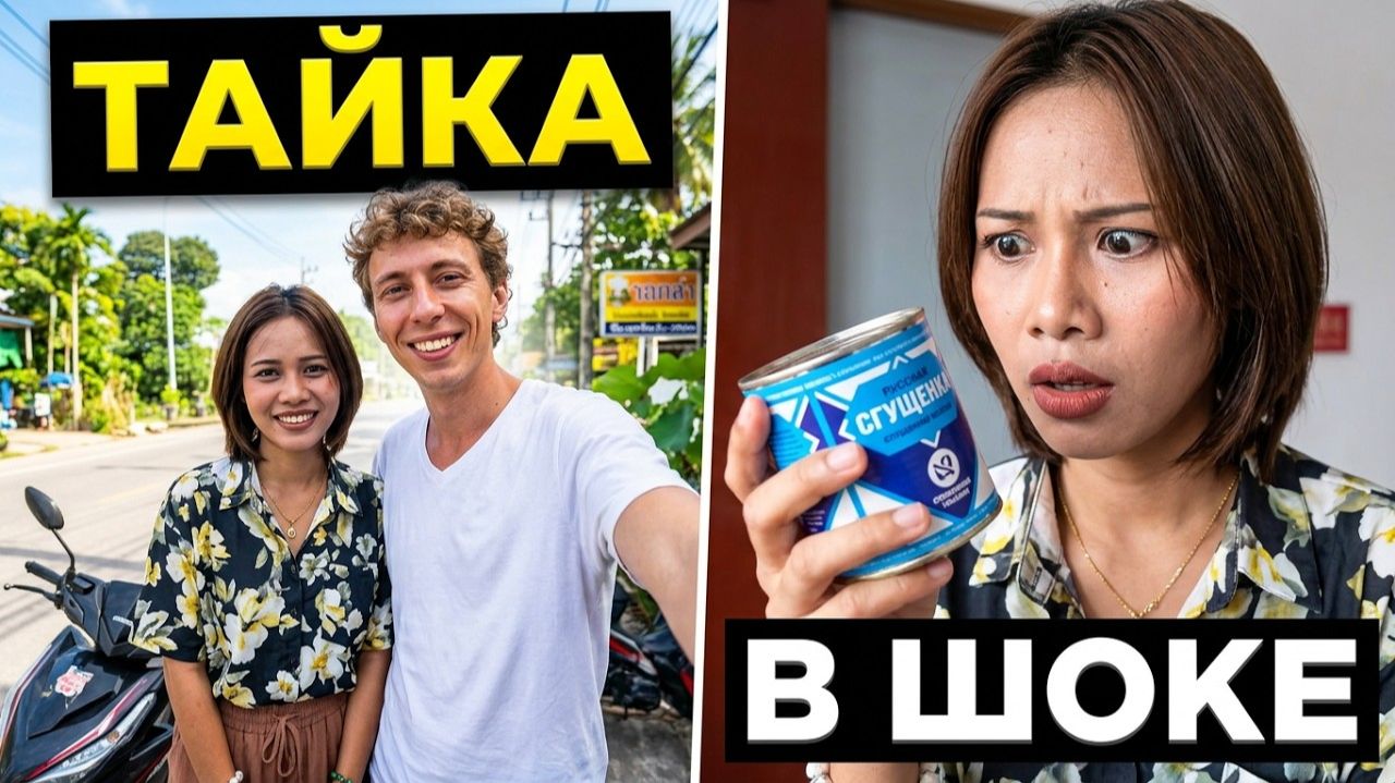 ИСХОД РУССКИХ МУЖИКОВ В ДЖУНГЛИ. ОДИН ДЕНЬ С ТАЙКОЙ Вся правда о жизни на Пхукете