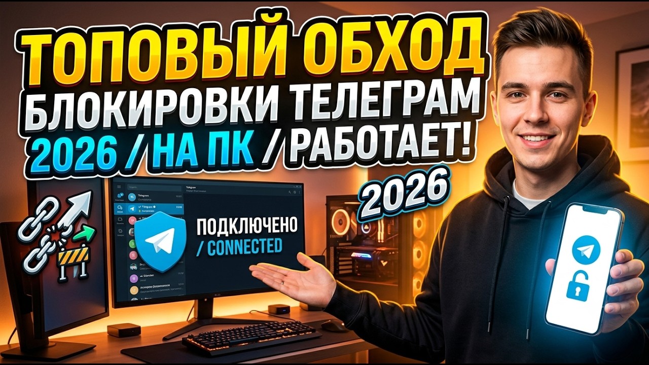 КАК ОБОЙТИ БЛОКИРОВКУ ТЕЛЕГРАММА В 2026 ГОДУ БЕЗ ЗАПРЕТА? ТГ ФИКС