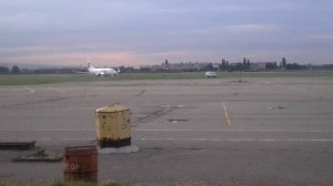 Аэропорт Нальчик, посадка Boeing-737-500 UTair (Москва-Нальчик)
