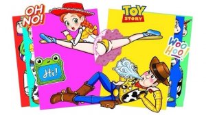 WOODY Can't Stop Watching The Ballerina - Toy Story 5 | Sticker Book DIY