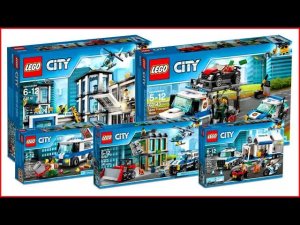 Сборка всех наборов LEGO City Полиция 2017