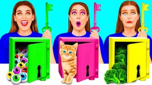 Выбери Правильный Ключ Челлендж # Битвы с Едой от Fun Challenge