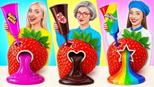 Кулинарный Челлендж_ Я против Бабушки _ Крутые Трюки с Едой