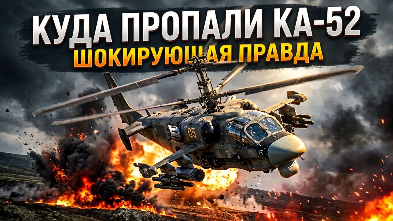 КУДА ПРОПАЛИ ВЕРТОЛЁТЫ КА-52? ШОКИРУЮЩАЯ ПРАВДА О АЛЛИГАТОРЕ!
