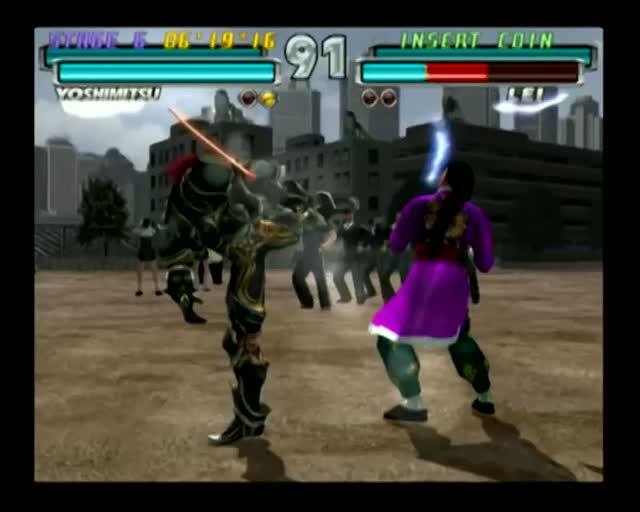 Tekken Tag Tournament PS2 - Yoshimitsu And Kazuya