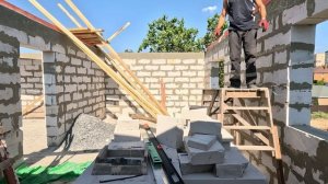 Дошли до крыши! Переходим к финалу коробки дома 🛠️