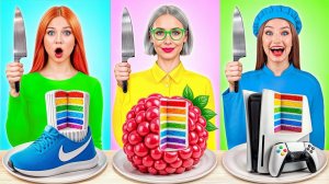 Кулинарный Челлендж_ Я против Бабушки _ Вкусные Кулинарные Хитрости-1