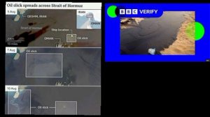 ‼️🇮🇷🏴☠Ужасная экологическая катастрофа в Ормузском проливе: разлив нефти уже площадью с 40 000 ф