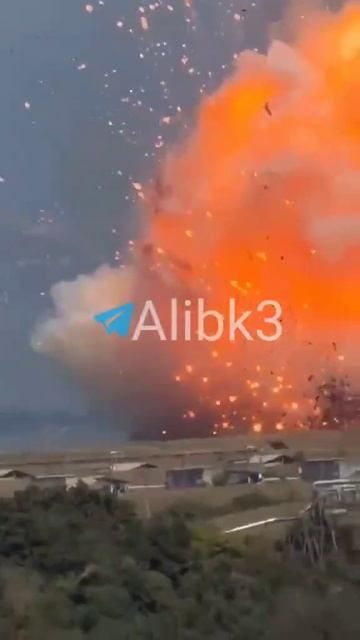 14-08-2026.В Риме произошёл взрыв на складе боеприпасов.