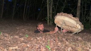 Строительство сверхсекретной землянки в лесу _