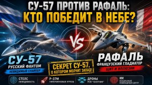 Су-57 ПРОТИВ Рафаля Почему Русский Истребитель Стирает Француза За Секунды