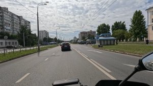 По городу на квадроцикле. (г.Казань)
