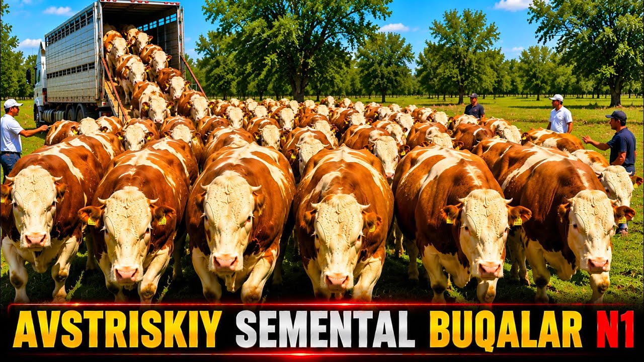AVSTRISKIY SEMENTAL VA ANGUS BUQALAR KELDI✅✅✅9 июля 2026 г.