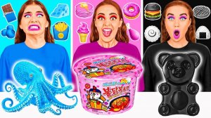 24 Часа Едим Еду Одного Цвета Челлендж от Fun Challenge