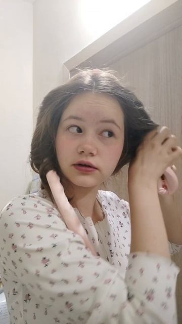 Укладка на бигуди 2 часть