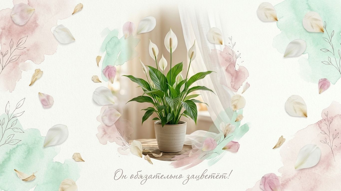 Как ухаживать за женским счастьем. Чтобы спатифиллум зацвел