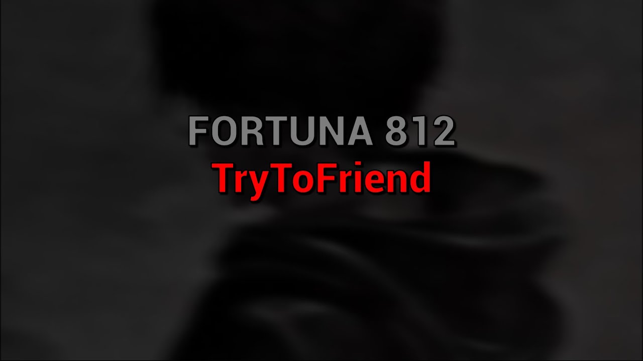 FORTUNA 812 - TryToFriend (текст песни)