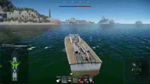 War Thunder \ МАЛЫЙ ФЛОТ \ НАЦИЯ США \ ПЕРВЫЙ БОЙ