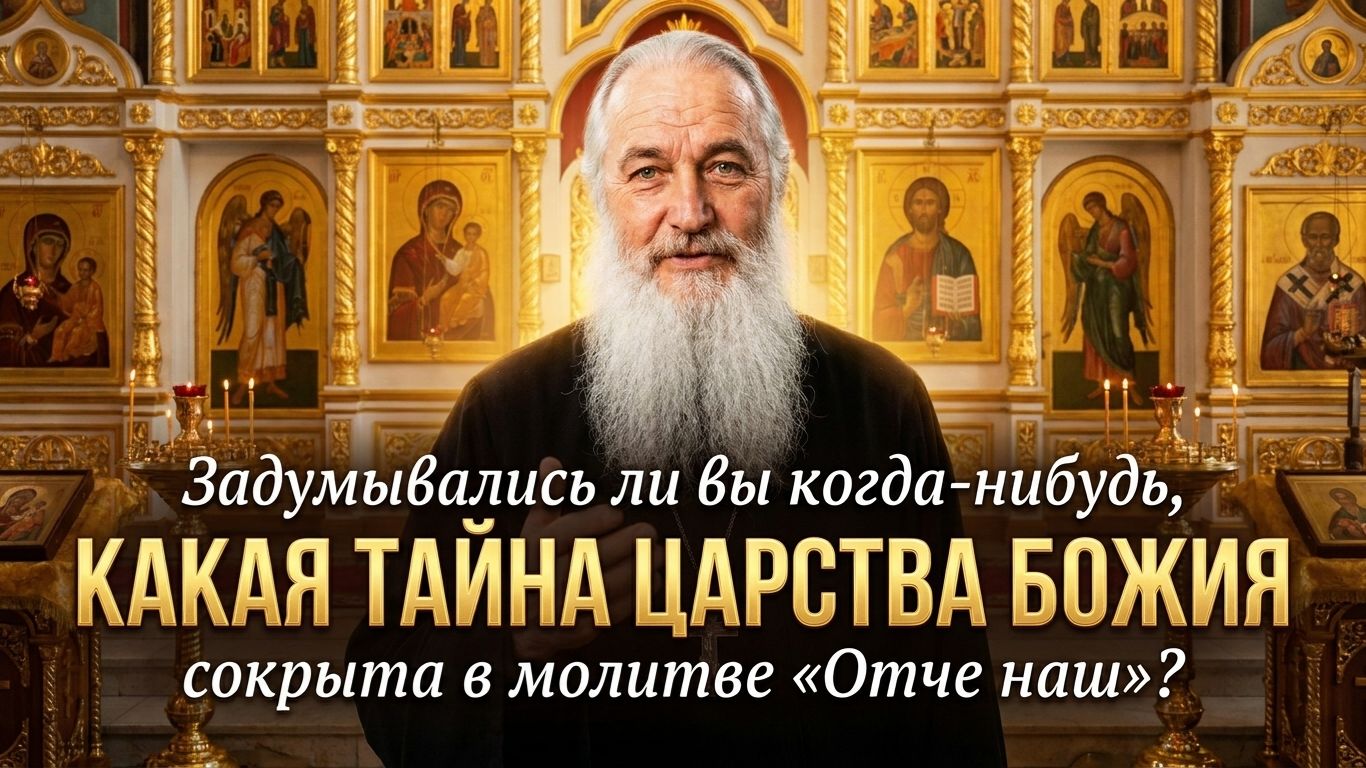 Задумывались ли вы когда-нибудь, какая тайна Царства Божия сокрыта в молитве «Отче наш»?