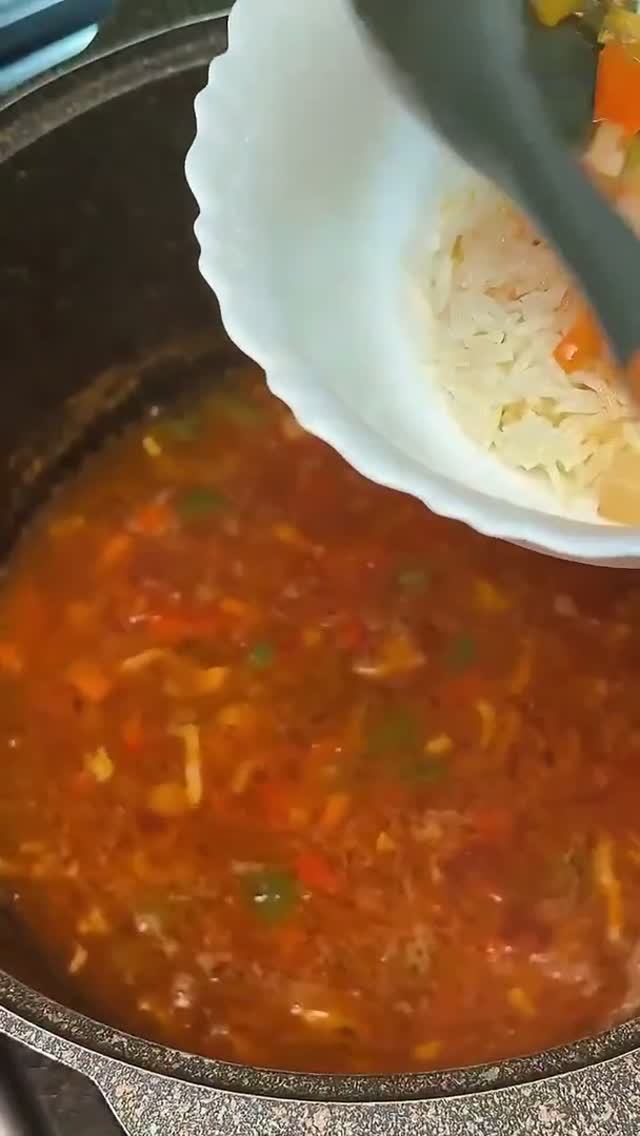 Домашняя узбекская мастава.
