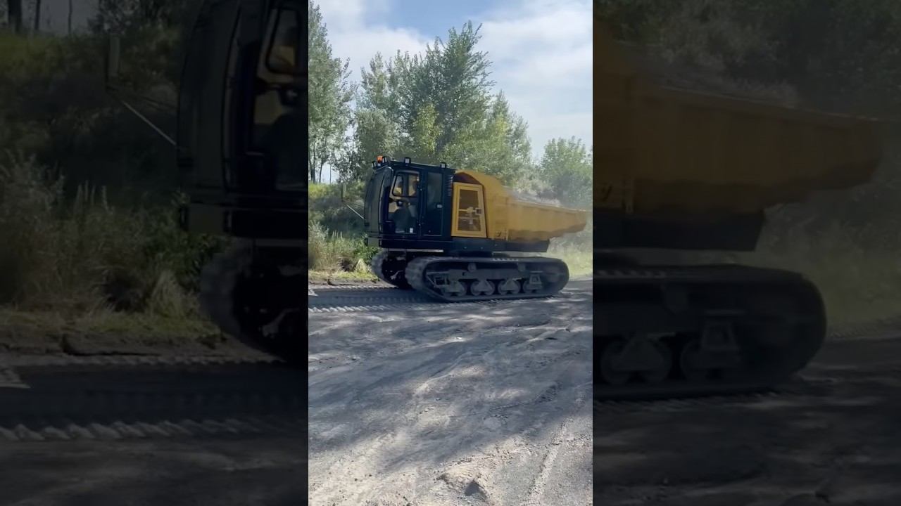 15 тонн груза в двухзначный градиент. Думперы 89261385927 думпер самосвал morooka kato тлп