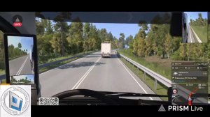 Euro Track simulator 2. Amway 921 & Avers. Посадил девочку за руль грузовика и поехал следом.