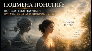 03. Подмена понятий: Почему тебя научили путать эгоизм и любовь к себе. | Katya Nova Community