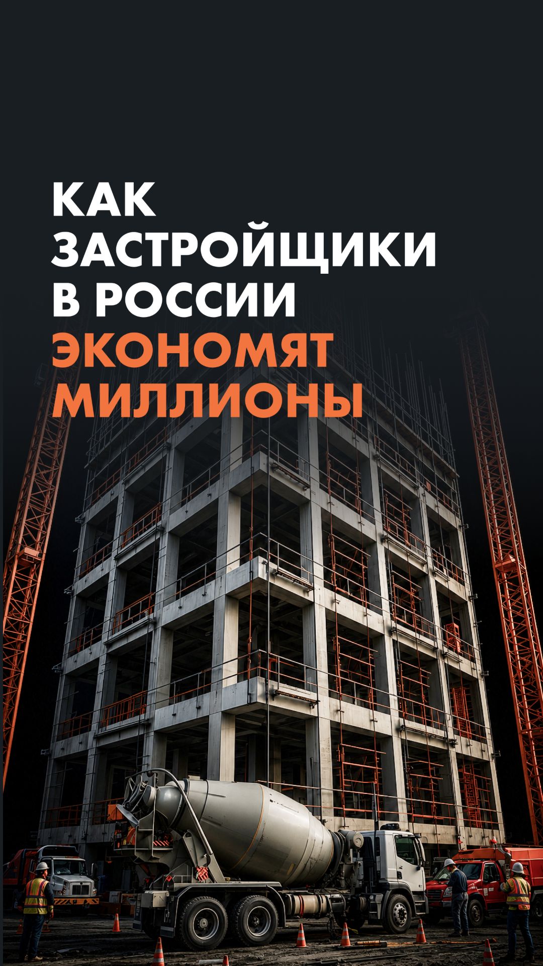 Как застройщики в России экономят миллионы