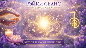 Рэйки сеанс «Вера в себя. Внутренняя опора и доверие к миру». Олеся Добровольская