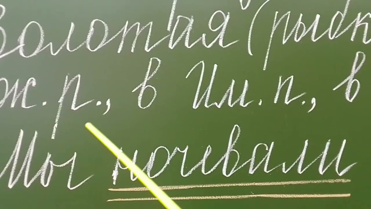 Морфологический разбор имени прилагательного и глагола, 4 класс