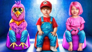 Видеоигры в реальной жизни! Super Mario vs Poppy Playtime vs Garten of Ban Ban!