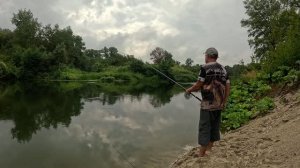 рыбалка на поплавок в середине августа на речке