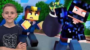 Minecraft история про ОГРАБЛЕНИЕ и бандитов | Даник и Майнкрафт