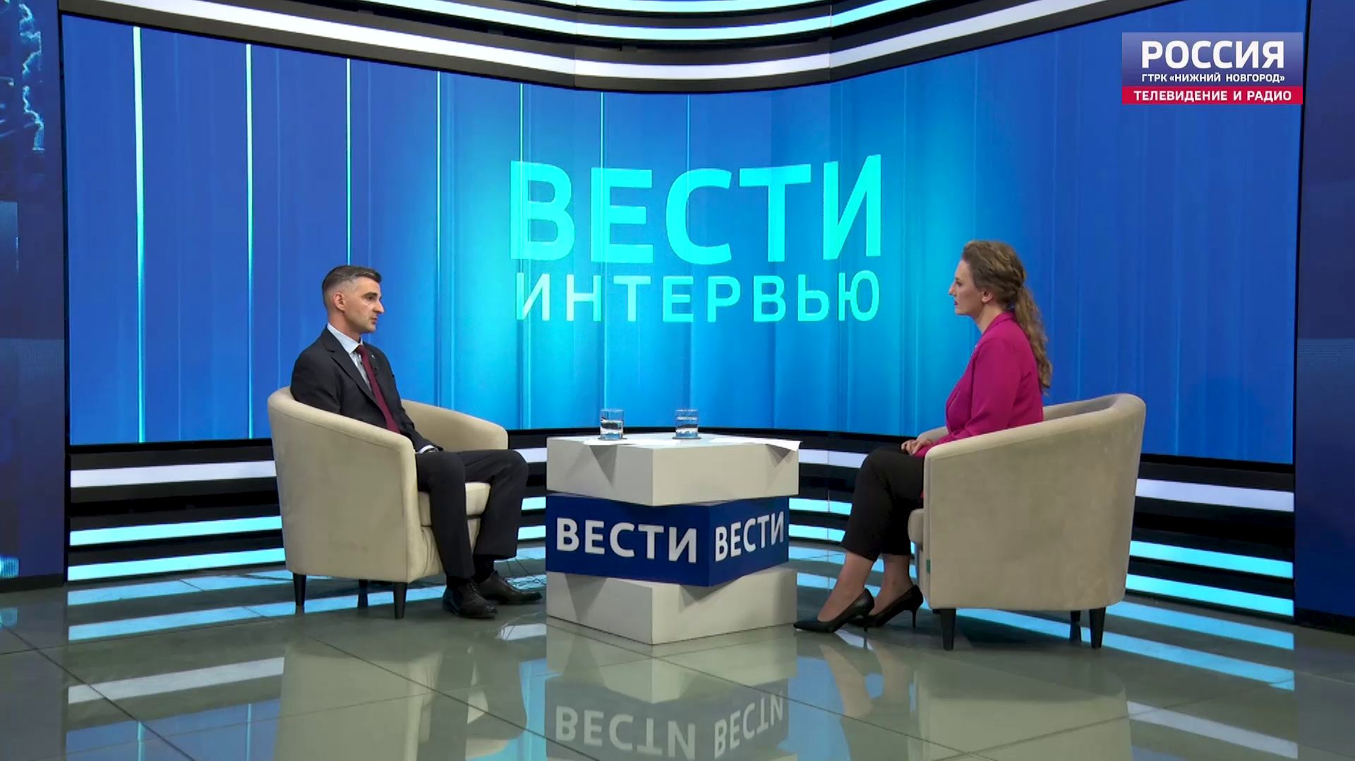 "Вести-Интервью". Гость программы - Вячеслав Ульященко