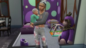 Not So Berry.  The Sims 4. Серый. №10. Муж поднялся до 4 уровня магии.