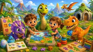 Динозавры | развивающая игра #длядетей.