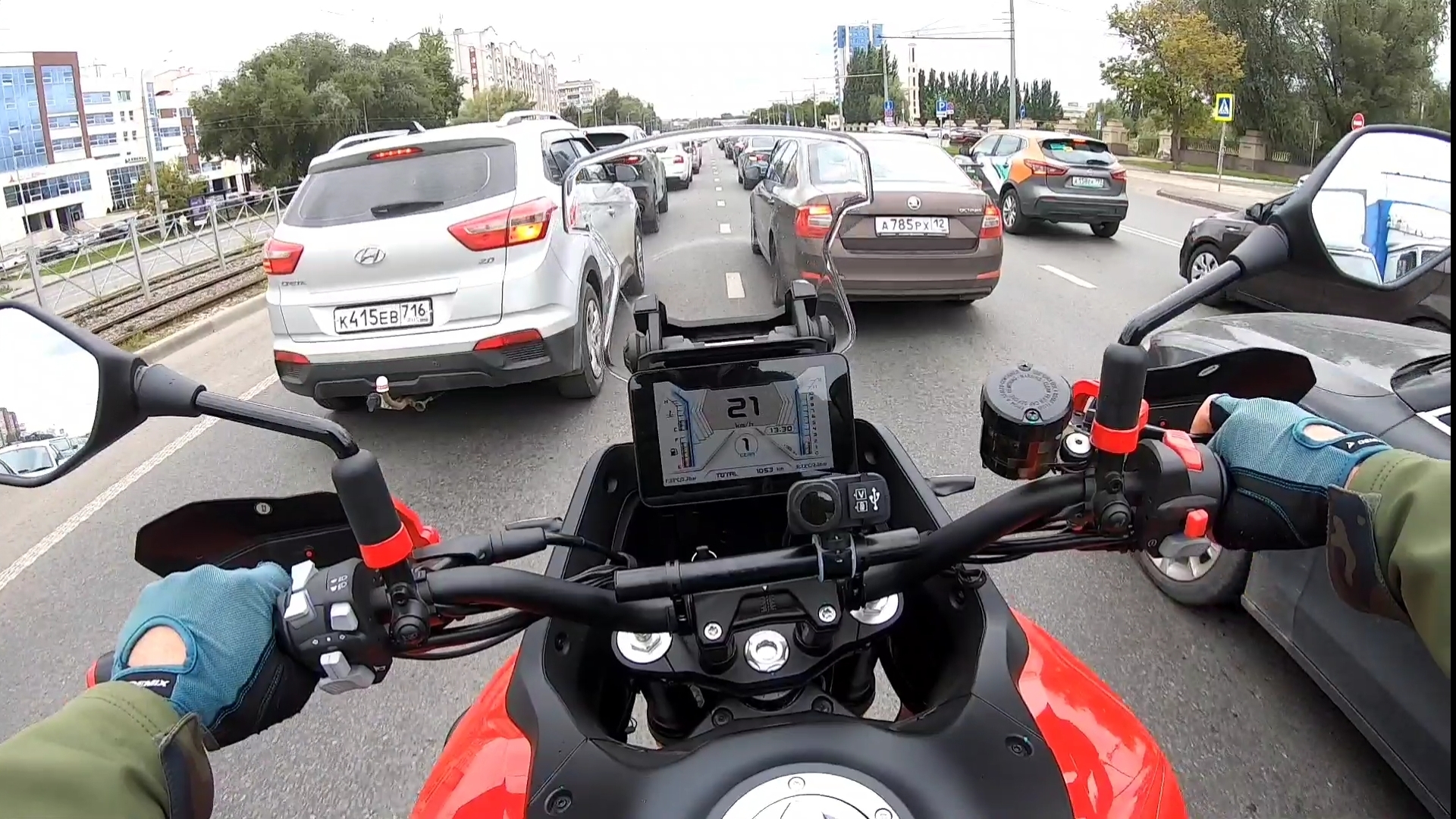 QJMOTOR SVT 650 X: тест городом и холодом. Поставил на гарантию)