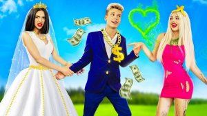 БОГАТЫЙ VS БЕДНЫЙ СТУДЕНТ _ Я Влюбился В Бедную Девушку! Дорогая VS Дешевая еда