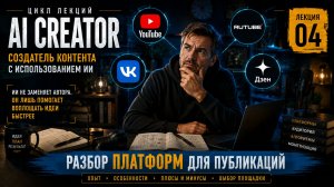 Разбор платформ для публикаций | Лекция 4