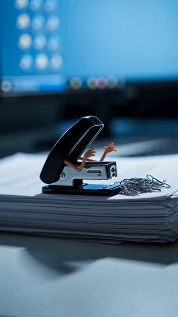 Пятница 17:59. Степлер уже ушел домой