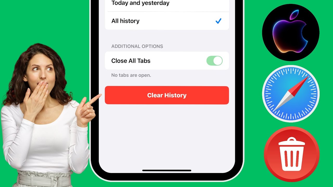Как удалить историю поиска в Safari на IPhone | Очистить историю просмотров Safari