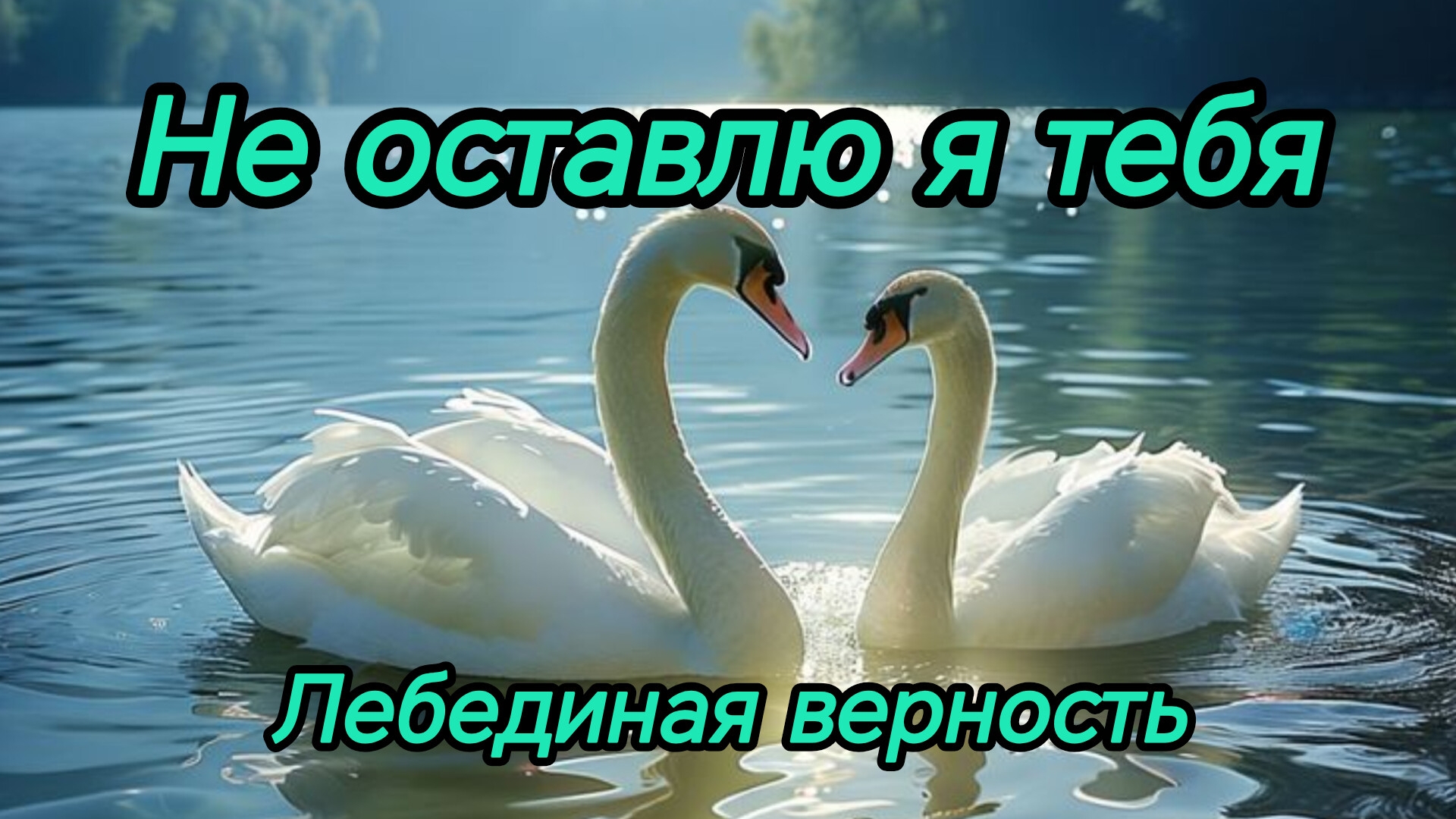 НЕ ОСТАВЛЮ Я ТЕБЯ. ЛЕБЕДИНАЯ ВЕРНОСТЬ. Песни для души.