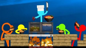 Шеф-повар — Анимация против Minecraft Shorts, эпизод 32