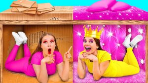 Секретный Домик Под Кроватью # Богатая vs Бедная Смешные Челленджи от Fun Challenge