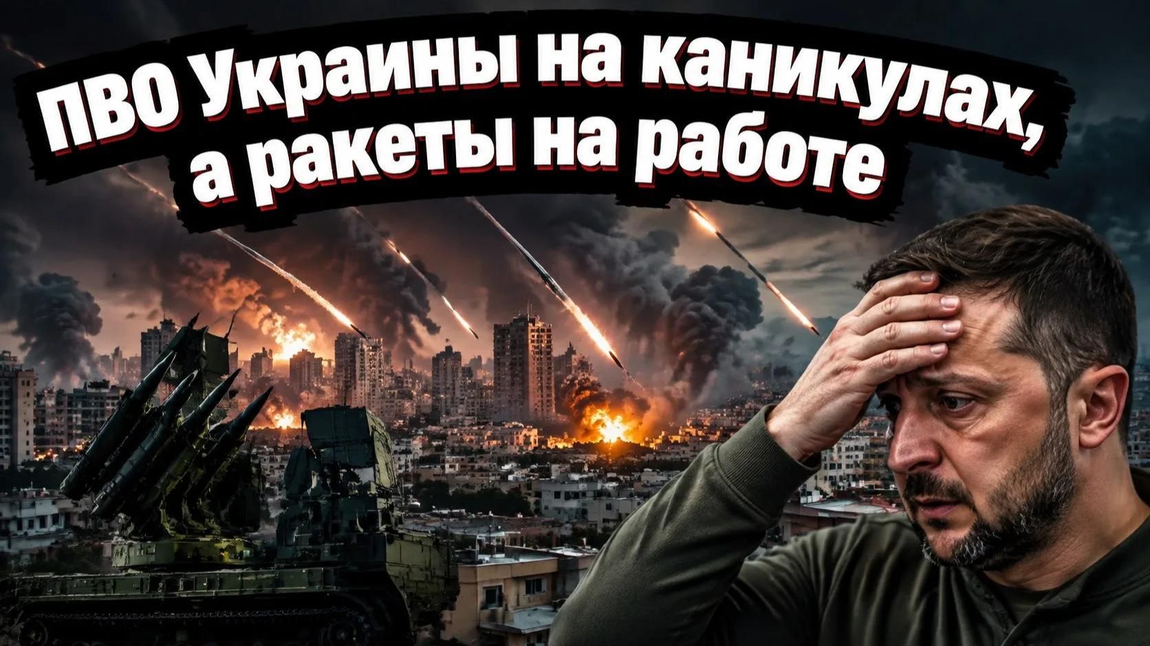 ПВО Украины захлебнулось — ракеты падают, а данные исчезли из сводок